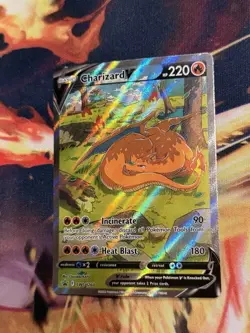 Pokemon Charizard V SWSH260 Promo Holo Sword & Shield Trading Card - Image 1