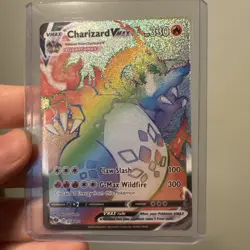 Charizard VMAX 074/073 Secret Rare Full Art Holo Champions Path Pokemon Card - Image 1