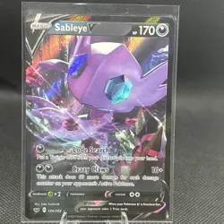 Sableye V 120/202 Sword & Shield NM Ultra Rare Pokemon Card - Image 1
