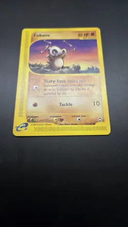 Cubone 072/147 Aquapolis Regular Pokemon Card - Ungraded - Image 3