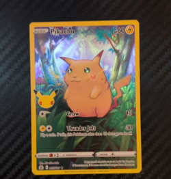 Pokemon Pikachu 005/025 Celebrations Full Art Holo Rare Card English - Image 1