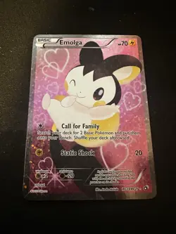 Pokemon TCG Emolga RC23/25 Full Art Rare Holo Card 2013 - Image 2