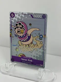 Bandai Senor Pink One Piece CCG OP10 Character Card OP10-067 6000 Power Special - Image 2