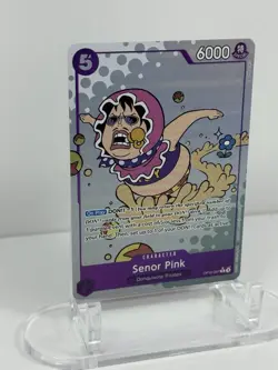 Bandai Senor Pink One Piece CCG OP10 Character Card OP10-067 6000 Power Special - Image 3
