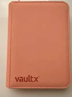vaultx EXO-TEC Zip Binder 4-Pocket Side Loading Pink Single-Sided 160 Cards - Image 2