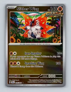 Slither Wing 026 2024 Pokemon Shrouded Fable Shinji Kanda Reverse Holo Card NM+ - Image 1
