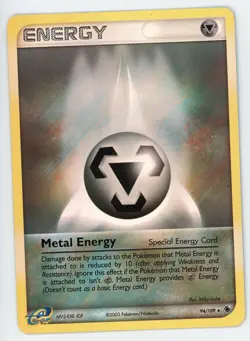 Pokemon Card Metal Energy 94/109 Reverse Holo Foil EX Ruby & Sapphire EX - Image 1