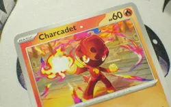 ULTRA RARE INK ERROR MISPRINT Charcadet 039/198 Scarlet & Violet Pokemon Card - Image 1