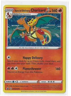 Special Delivery Charizard Promo SWSH075 Pokemon TCG Card NM - Image 1