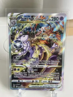 Mewtwo VSTAR Crown Zenith: Galarian Gallery Ultra Rare Card #GG44/GG70 - Image 3