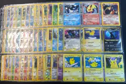 Lot of 135 ALL HOLO Vintage Pokemon Card Binder Collection - Image 1