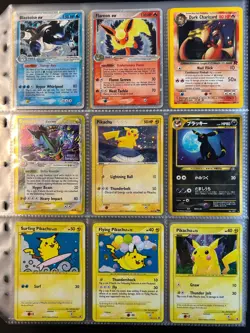Lot of 135 ALL HOLO Vintage Pokemon Card Binder Collection - Image 2