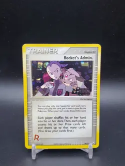 Rocket’s Admin 86/109 Team Rocket Returns Reverse Holo Rare LP Pokemon Card - Image 1