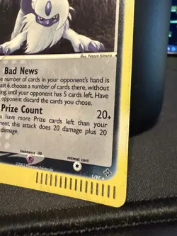 2003 Pokemon TCG Absol EX Dragon Holo Card 1/97 Rare LP - Image 4