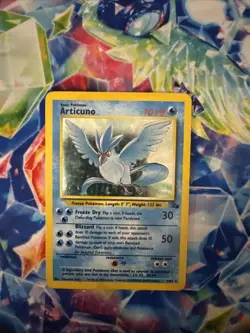 Articuno 2/62 Holo Pokemon Fossil Set Card Vintage 1999 - Image 1