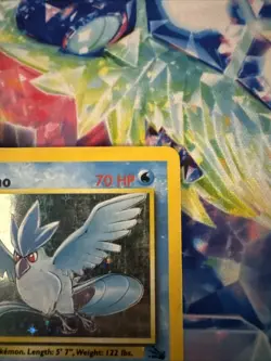 Articuno 2/62 Holo Pokemon Fossil Set Card Vintage 1999 - Image 3