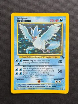 VINTAGE Pokemon TCG Articuno 2/62 Holo - Fossil Set - EXCELLENT - WotC 1999 - Image 1
