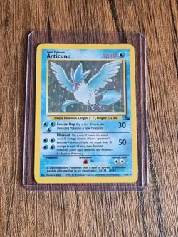 Pokemon TCG Articuno 2/62 Fossil Set Holo Rare WOTC 1999 - Image 1