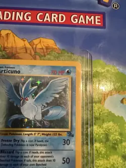 Pokemon Articuno 2/62 Fossil Holo Rare vintage English 1999 WOTC NM/LP+ - Image 5