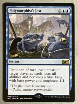 MTG / Polymorphist's Jest / M15 / #75 / Regular / Rare / NM - Image 1