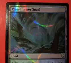 MTG: MAGIC, *VINEGLIMMER SNARL* (Ripple Foil) - M3C: Rare #405/NM /2024, LAND - Image 2
