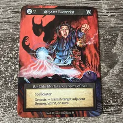 Sorcery: Contested Realm Arjaro Exorcist (Elite) - Gothic - Image 1