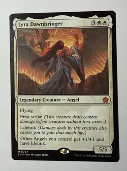 Lyra Dawnbringer #707 (NM) Foundations FDN Magic MTG - Image 1