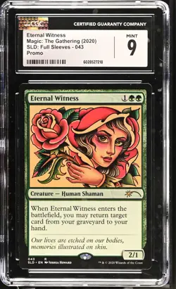 ETERNAL WITNESS Secret Lair Rare CGC 9 MTG [Nostalgium] - Image 1