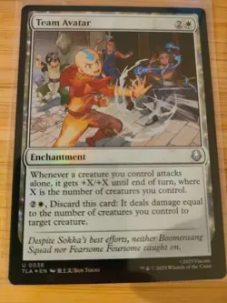 MTG Team Avatar (FOIL) 0038 Avatar: The Last Airbender M/NM Free UK P&P - Image 1