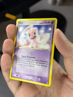 Mew 111/110 EX Holon Phantoms Non-Holo Secret Rare Pokemon Card TCG - Image 2