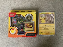 Pokemon Day 2026 collection box + Pikachu at the museum promo card - Image 1