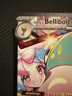 Pokemon Iono's Bellibolt ex 183/159 Journey Full Art Holo Special Illustration - Image 2