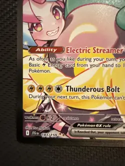 Pokemon Iono's Bellibolt ex 183/159 Journey Full Art Holo Special Illustration - Image 5