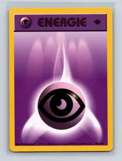 Psychic Energy Pokemon German Base Set 1st Edition ENERGIE PSYCHIC 101 NM/LP - Image 1