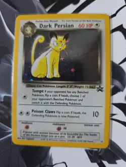 Pokemon TCG Dark Persian Wizards Black Star Promo Card 17/108 Holo - Image 1