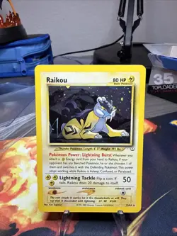 Pokemon Neo Revelation Raikou Holo Rare Unlimited 13/64 - Image 1