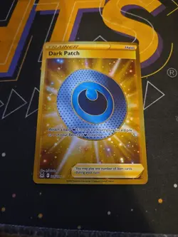 Dark Patch 216/196 NM SWSH Lost Origin Gold Pokemon TCG - Image 1