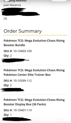 *PRESALE* Pokemon Mega Evolution: Chaos Rising Booster Box (36 packs) - Image 2