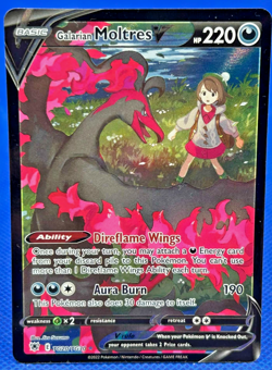 Galarian Moltres V TG20/TG30 Pokemon SWSH10: Astral Radiance Trainer Gallery NM - Image 1