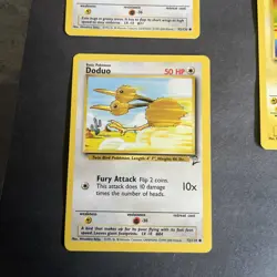 Vintage Pokemon Card Lot - Base set II Five cards! One owner. - Image 3
