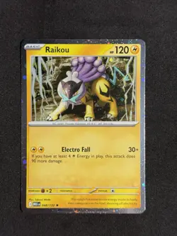 Raikou 048/132 Mega Evolution Cosmos Holo Promo Pokemon Card Near Mint - Image 1