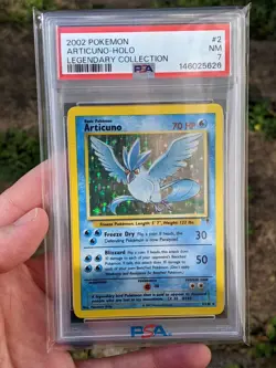 Pokemon Legendary Collection Holo Articuno #2/110 PSA 7 NM - Image 1