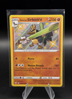 Pokemon Galarian Sirfetch'd Shiny Holo Shining Fates SV064/SV122 Holo - Image 1