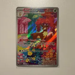 The Pokemon Company Sawsbuck 166/162 SV05 Temporal Forces Illustration Rare Hol… - Image 1