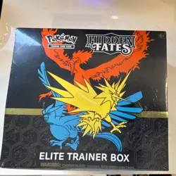 Pokemon Hidden Fates Elite Trainer Box Booster Promo Moltres Zapdos Articuno - Image 1