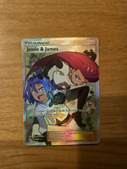 Jessie Et James Pokemon Trainers 68/68 Hidden Fates Full Art Holo NM - Image 1