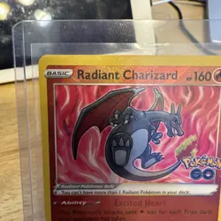 Pokemon TCG Radiant Charizard 11/78 Radiant Rare Pokemon GO - Image 2