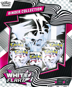 Pokemon Scarlet & Violet: White Flare Binder Collection Box Factory Sealed Box - Image 1