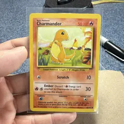 Pokemon TCG Base Set Charmander 46/102 Basic Common Regular 1999 - Image 2
