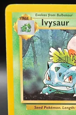 Vintage Ivysaur 030/102 Base Set (Shadowless) Regular Uncommon Pokemon - Image 3